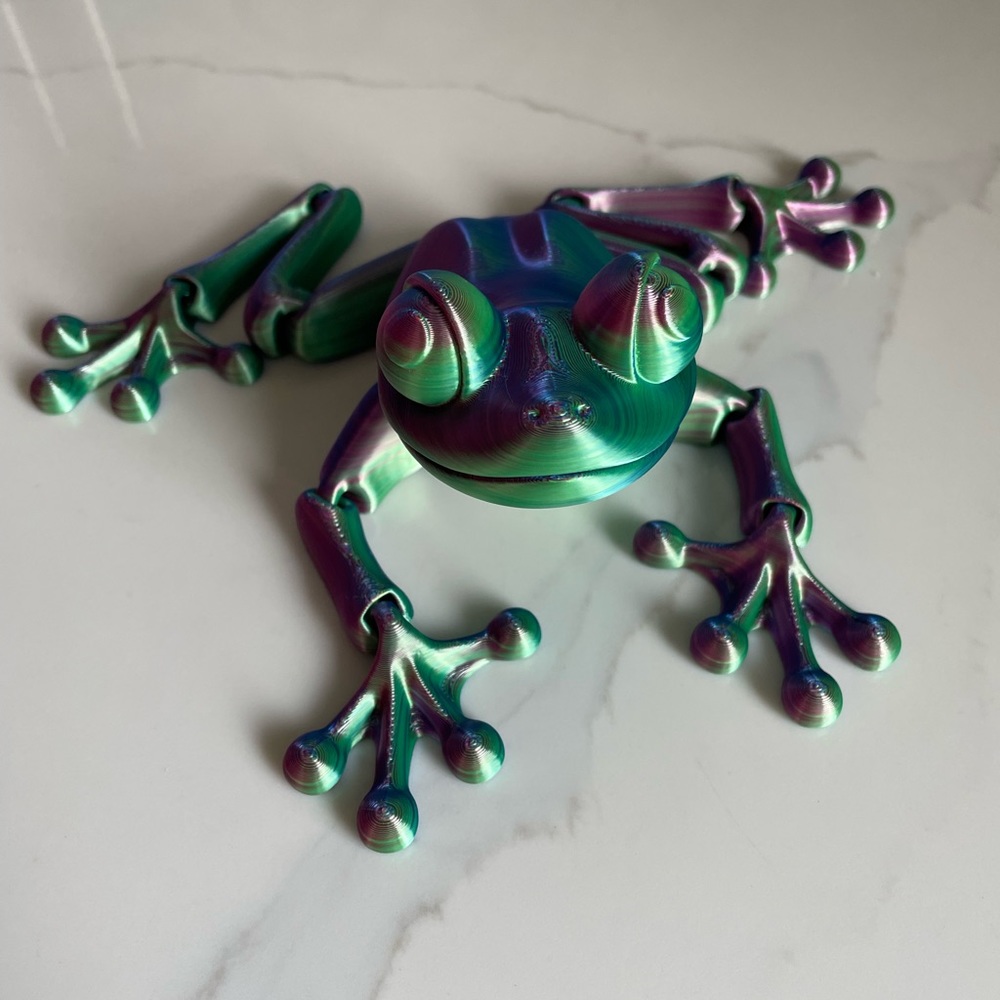 Colorful Frog Action Figure - Picture 3 of 8